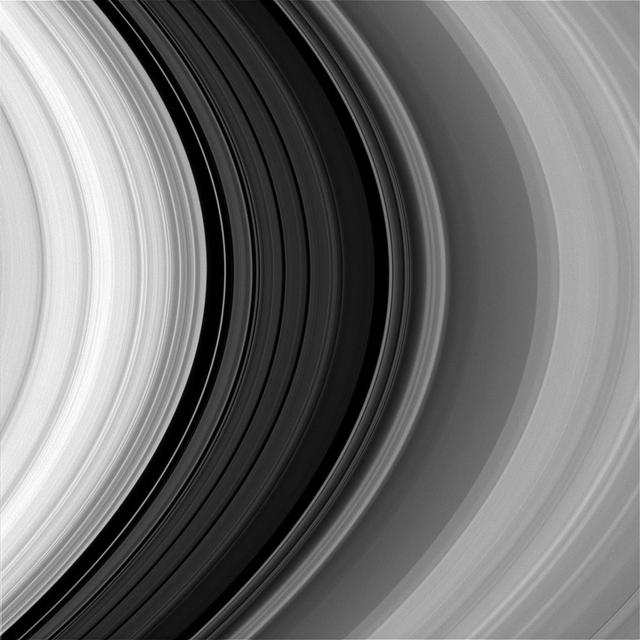 If your eyes could only see the color red, this is how Saturn's rings would look. Many Cassini color images, like this one, are taken in red light so scientists can study the often subtle color variations of Saturn's rings. These variations may reveal clues about the chemical composition and physical nature of the rings. For example, the longer a surface is exposed to the harsh environment in space, the redder it becomes. Putting together many clues derived from such images, scientists are coming to a deeper understanding of the rings without ever actually visiting a single ring particle. This view looks toward the sunlit side of the rings from about 11 degrees above the ringplane. The image was taken in red light with the Cassini spacecraft narrow-angle camera on Dec. 6, 2014. The view was acquired at a distance of approximately 870,000 miles (1.4 million kilometers) from Saturn and at a Sun-Saturn-spacecraft, or phase, angle of 27 degrees. Image scale is 5 miles (8 kilometers) per pixel. http://photojournal.jpl.nasa.gov/catalog/PIA18301