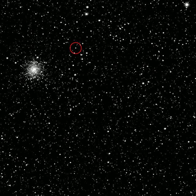 This still from a sequence of images shows comet 67P/Churyumov-Gerasimenko moving against the background star field.