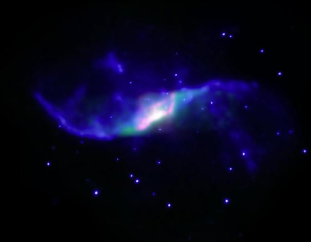 NASA image: Black Hole Jets Make Shock Waves