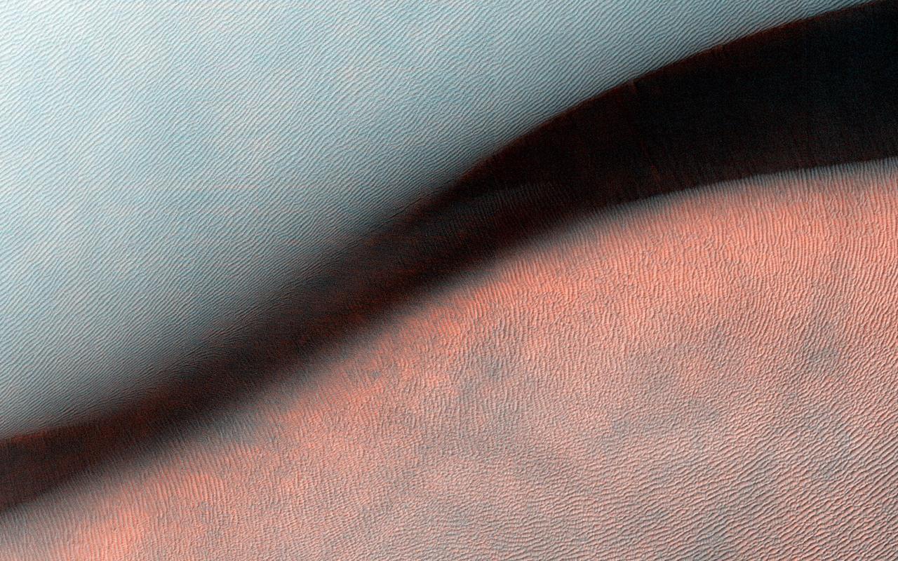 Called draa, ripples, transverse aeolian ridges known as TARs, dunes, are all observed by NASA Mars Reconnaissance Orbiter in this Juventae Chasma image.