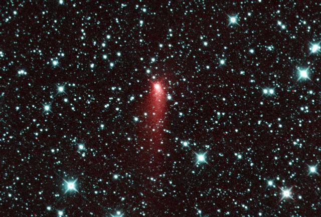 NASA NEOWISE spotted Comet C/2013 UQ4 Catalina, appearing to be a highly active comet one day past perihelion on July 7, 2014.
