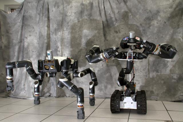 NASA image: JPL RoboSimian and Surrogate Robots