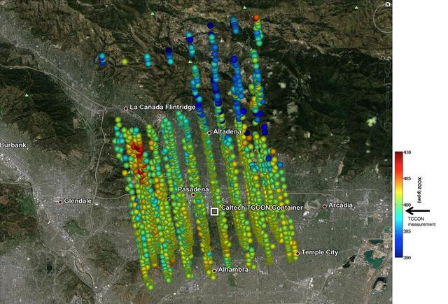 NASA image: Validating Carbon Dioxide Measurements from NASA OCO-2 Over Los Angeles