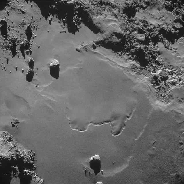 NASA image: Smooth Ground on Rosetta Destination Comet