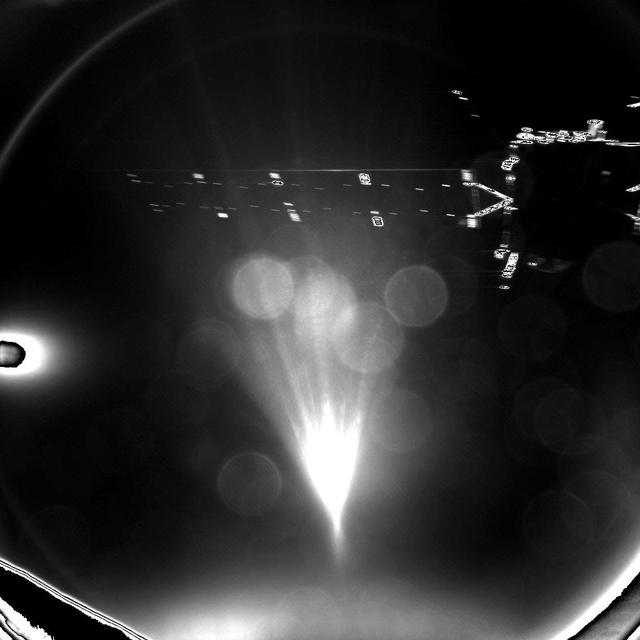 NASA image: Farewell Shot of Rosetta by Philae Lander