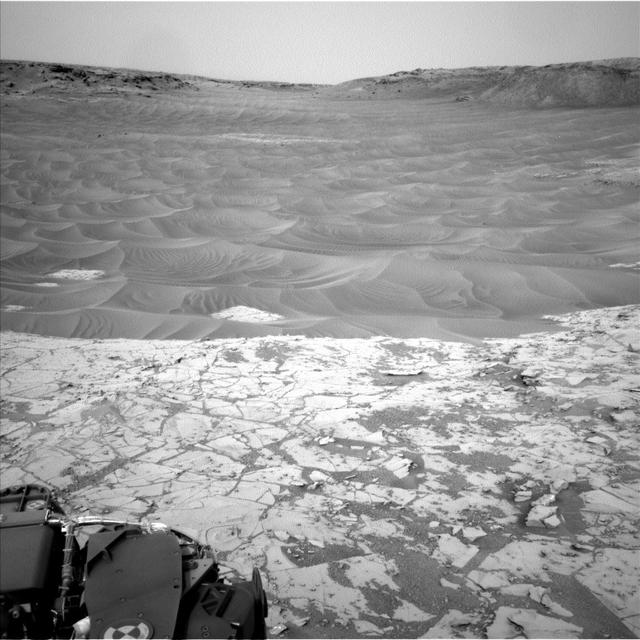 NASA image: Ripples Beside Pahrump Hills Outcrop at Base of Mount Sharp