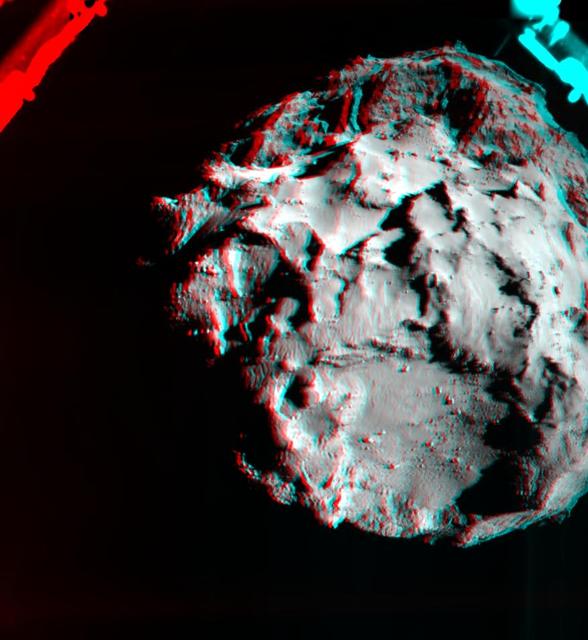NASA image: Rosetta Comet in 3-D