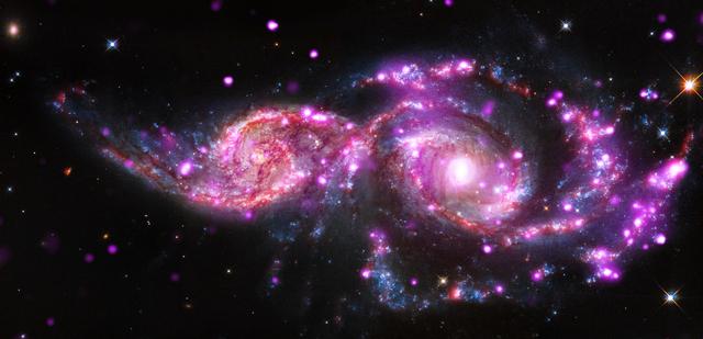 NASA image: Galactic Gathering Gives Impressive Light Display