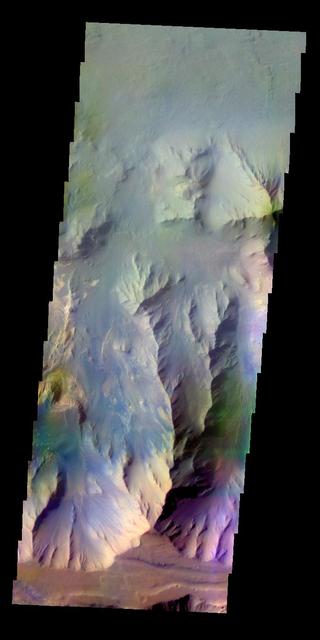 NASA image: Coprates Chasma - False Color