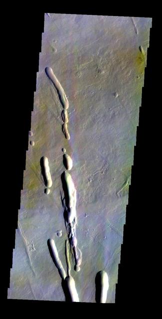 NASA image: Ascraeus Mons - False Color
