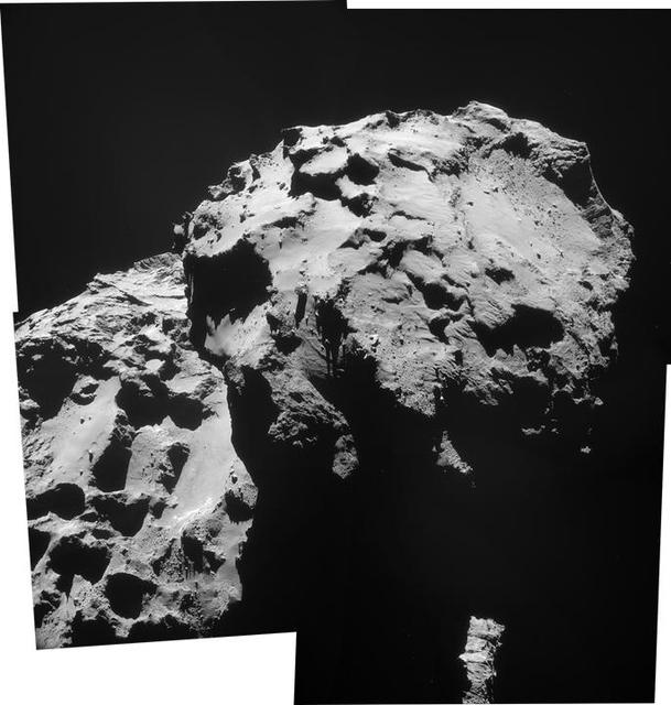 NASA image: December 2014 View of Comet 67P/Churyumov-Gerasimenko