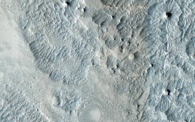NASA image: Eroding Terrain in Arabia Terra