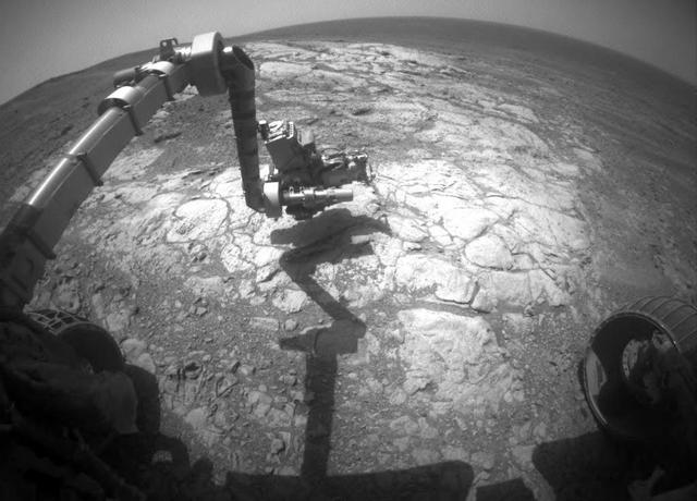 NASA image: Mars Rover Opportunity Examines Bright Athens