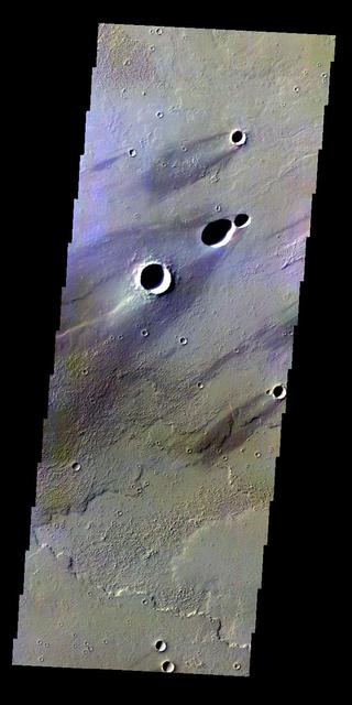 NASA image: Windstreaks -- False Color