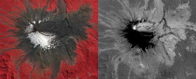 NASA image: NASA Spacecraft Views Erupting Chilean Volcano