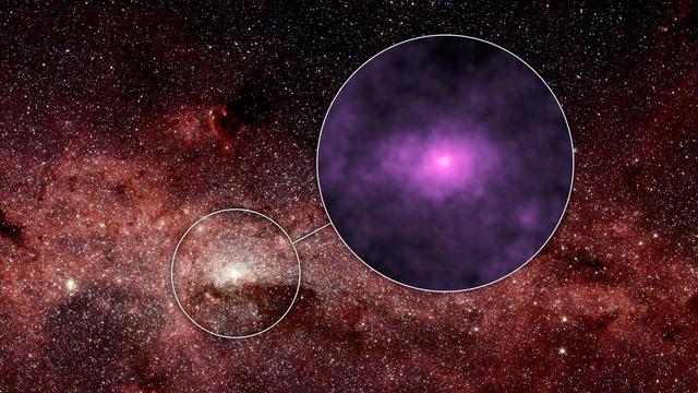 NASA image: Extra X-rays at the Hub of Our Milky Way Galaxy
