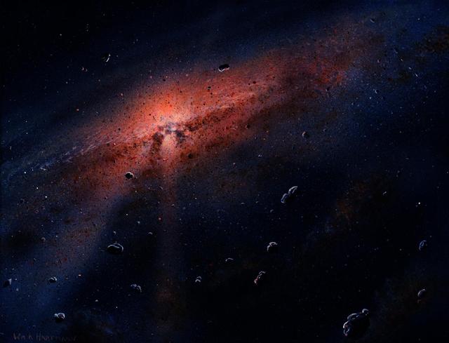 Artist rendition, part of the Dawn Mission Art series.  http://photojournal.jpl.nasa.gov/catalog/PIA19377