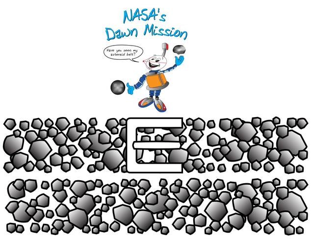 Dawn cartoon character, part of Dawn Mission Art series.  http://photojournal.jpl.nasa.gov/catalog/PIA19381