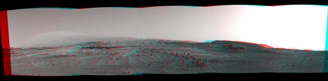 NASA image: Scene From Artist Drive on Mars Stereo