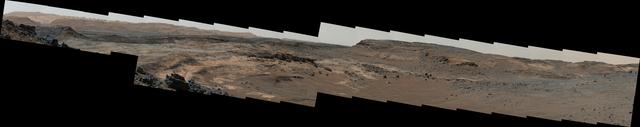 NASA image: Diverse Terrain Types on Mount Sharp, Mars