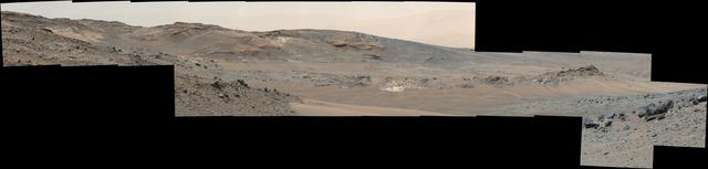 NASA image: Looking Toward Curiosity Study Areas, Spring 2015