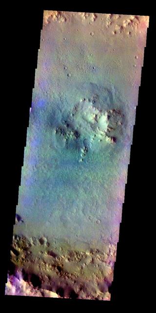 Crater Floor - False Color