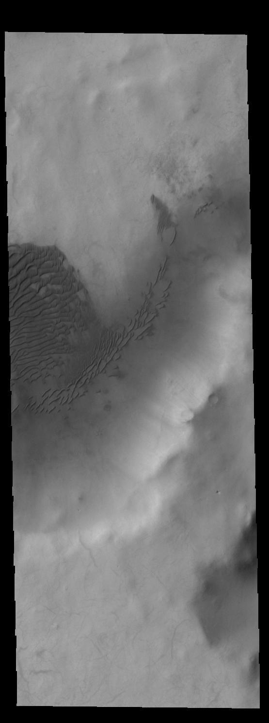 NASA image: Crater Dunes