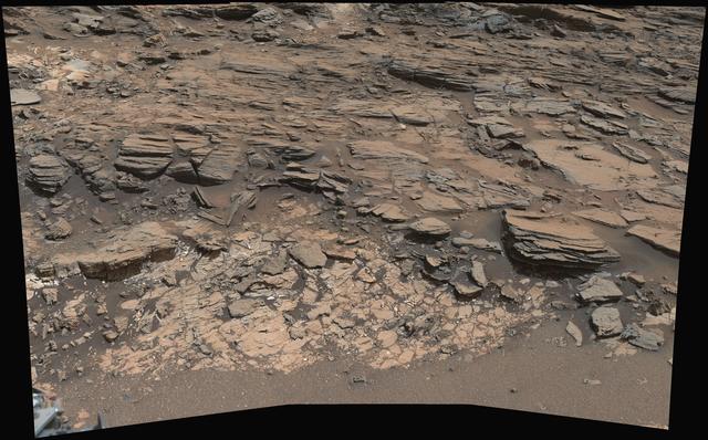 NASA image: Geological Contact Zone Near Marias Pass on Mars
