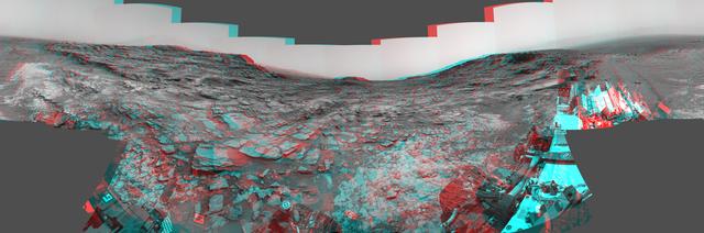 NASA image: Panorama from Curiosity Sol 1000 Location Stereo