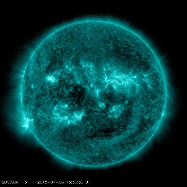 NASA image: Solar Activity Seen at Sunspot Site Tracked by Mars Rover