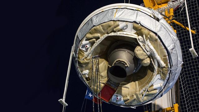 LDSD Test Vehicle Attached to Launch Tower