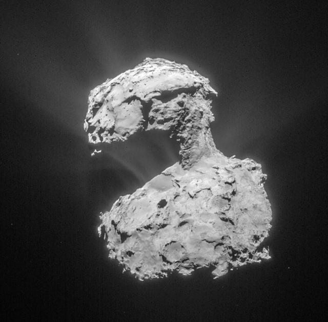 NASA image: Rosetta Comet Marches On