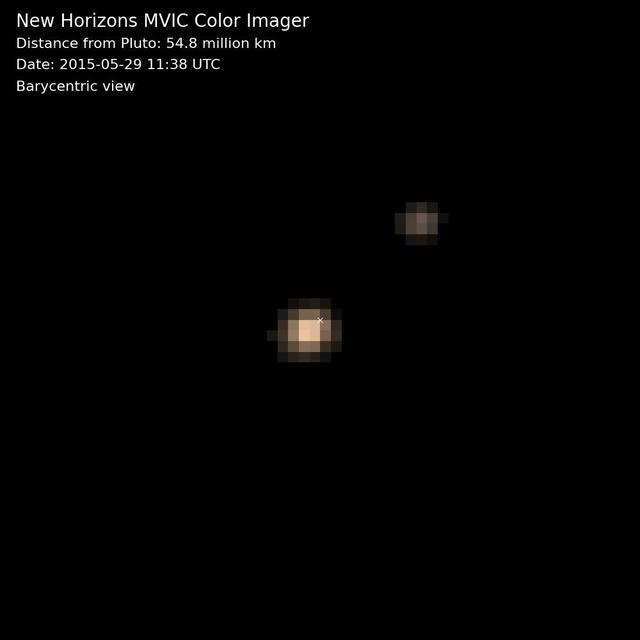 NASA image: Pluto and Charon in Color: Barycentric View Animation