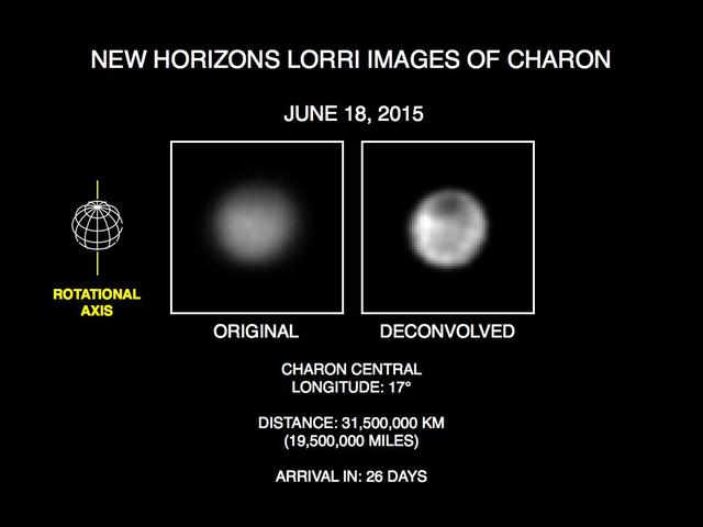 NASA image: A Dark Mystery on Charon