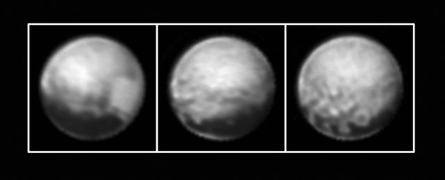 NASA image: Three Views of Pluto