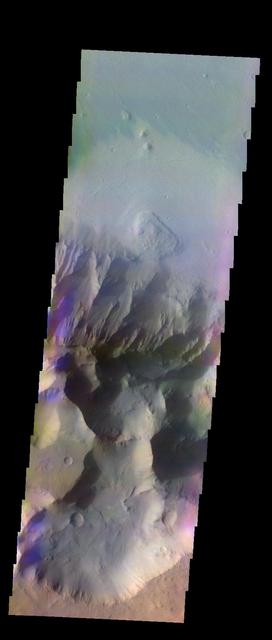 NASA image: Coprates Chasma - False Color