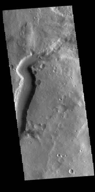 Today's VIS image shows the start of Mamers Valles.  Orbit Number: 60364 Latitude: 31.4345 Longitude: 20.3221 Instrument: VIS Captured: 2015-07-24 03:06  http://photojournal.jpl.nasa.gov/catalog/PIA19764