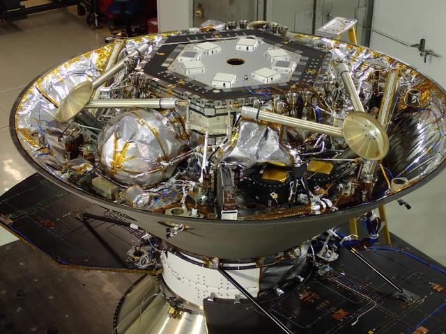 NASA image: NASA InSight Lander in Spacecraft Back Shell