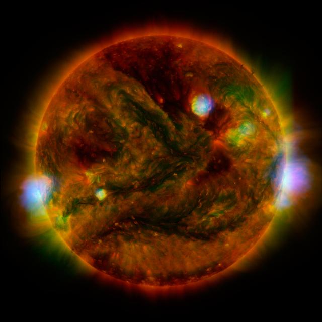 NASA image: NuSTAR Stares at the Sun