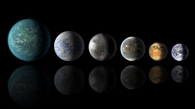Pantheon of Planets Similar to Earth Artist Concept