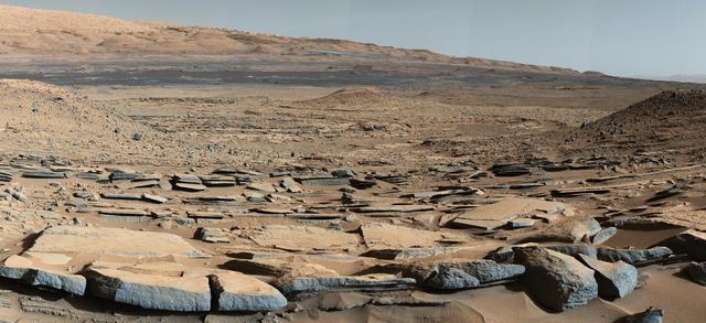 Strata at Base of Mount Sharp