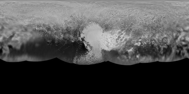 NASA image: Global Map of Pluto