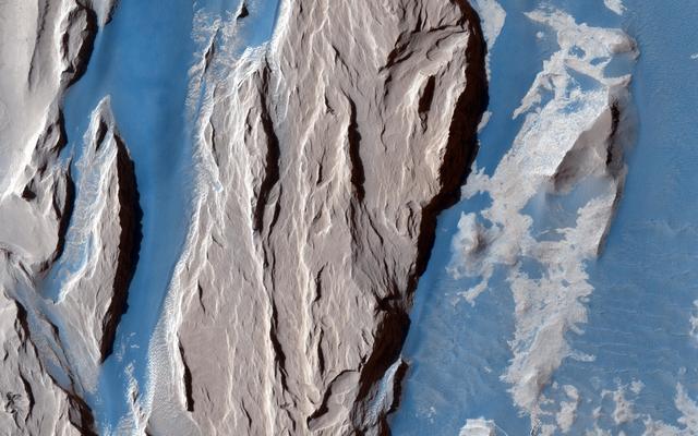 NASA image: Western Medusa Fossae Formation: Dust and Dunes
