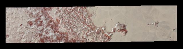 NASA image: From Pluto Mountains to Its Plains