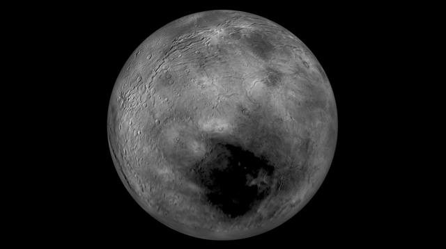 Images from NASA New Horizons spacecraft were used to create a flyover video (PIA19965) of Pluto largest moon, Charon. The flight starts with the informally named Mordor dark region near Charon north pole. In the video, the camera then moves south to a vast chasm, descending from 1,100 miles (1,800 kilometers) to just 40 miles (60 kilometers) above the surface to fly through the canyon system. From there it's a turn to the south to view the plains and "moat mountain," informally named Kubrick Mons, a prominent peak surrounded by a topographic depression.  http://photojournal.jpl.nasa.gov/catalog/PIA19965