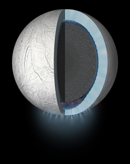 NASA image: Enceladus Artist Concept