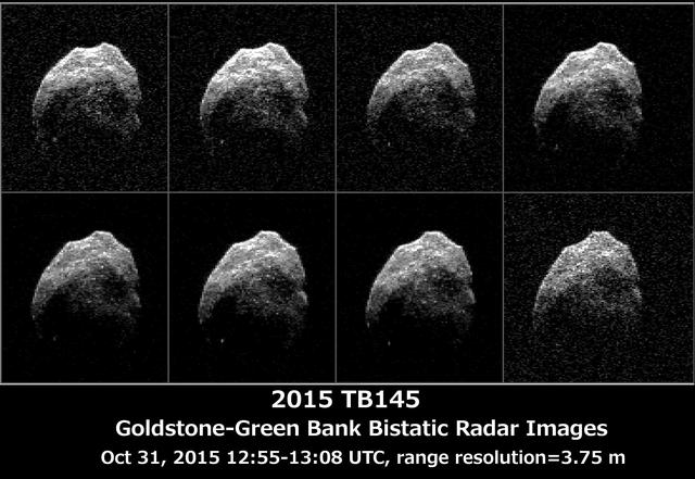 NASA image: Halloween Asteroid Rotation