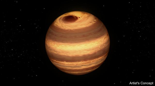 Cool Star Marked by Long-Lived Storm Artist Concept