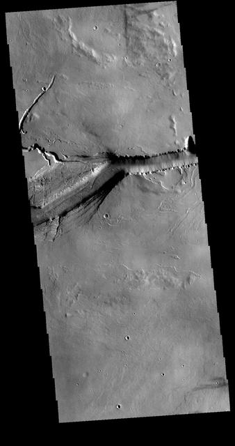 NASA image: More Olympica Fossae