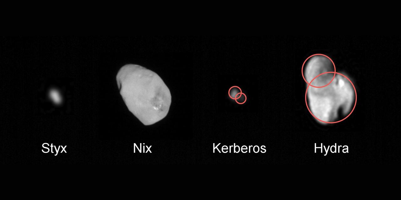 NASA New Horizons data indicates that at least two and possibly all four of Pluto small moons may be the result of mergers between still smaller moons. If this discovery is borne out with further analysis, it could provide important new clues to the formation of the Pluto system. http://photojournal.jpl.nasa.gov/catalog/PIA20153